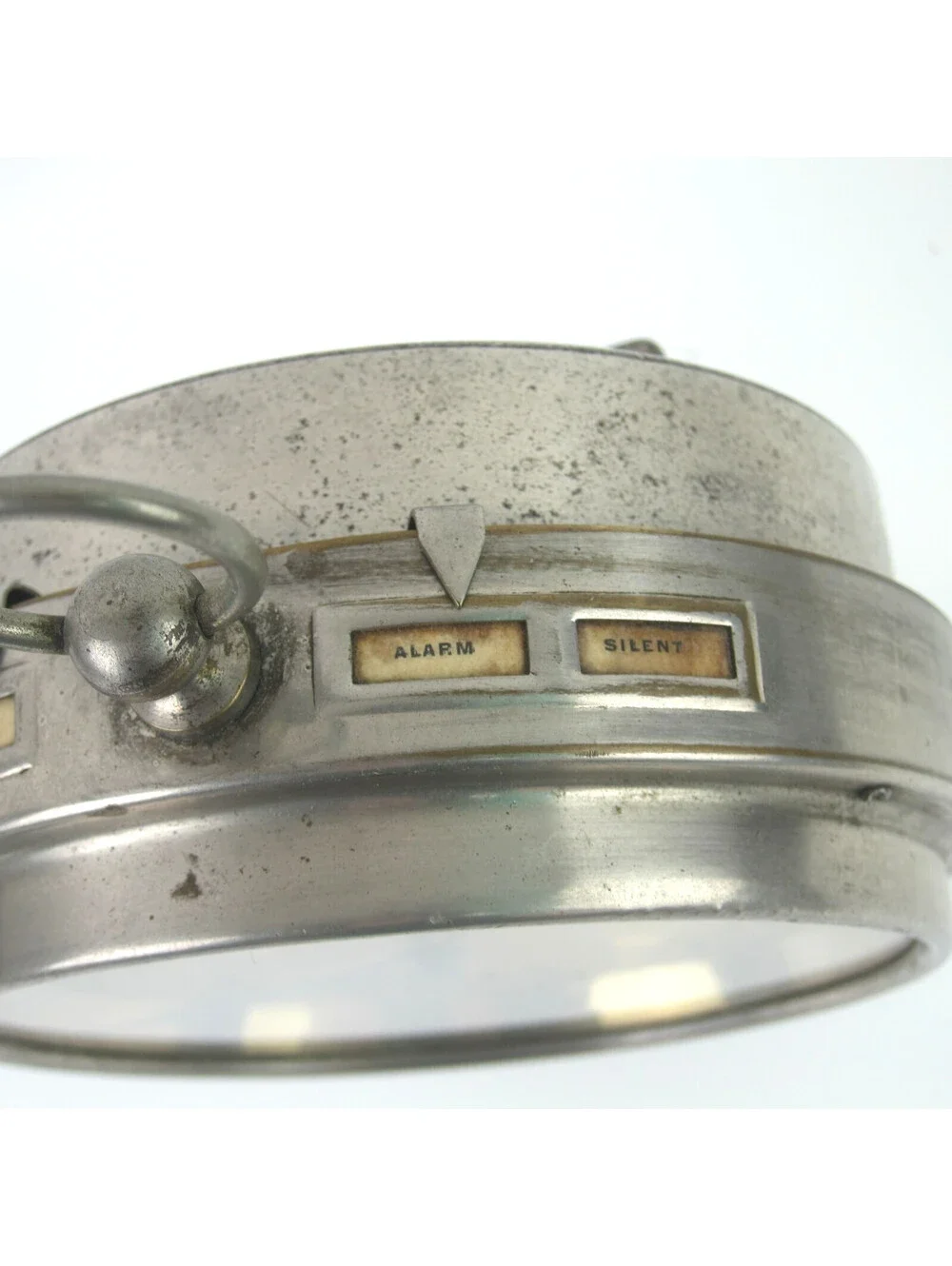 Antique Westclox Big Ben Peg Legs Wind Up Alarm Clock 1910s Nickel Metal Case